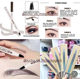 Caneta brow para sobrancelha ( Cor sortido )