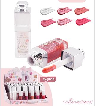 Lip Gloss Com Glitter Yoyomaquiagamor